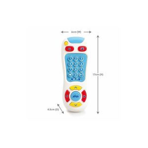 Addo Little Lot My First TV Remote Control Toys (Assorted) – Mainan Edukasi Musik & Suara Bayi 1 Tahun (2)
