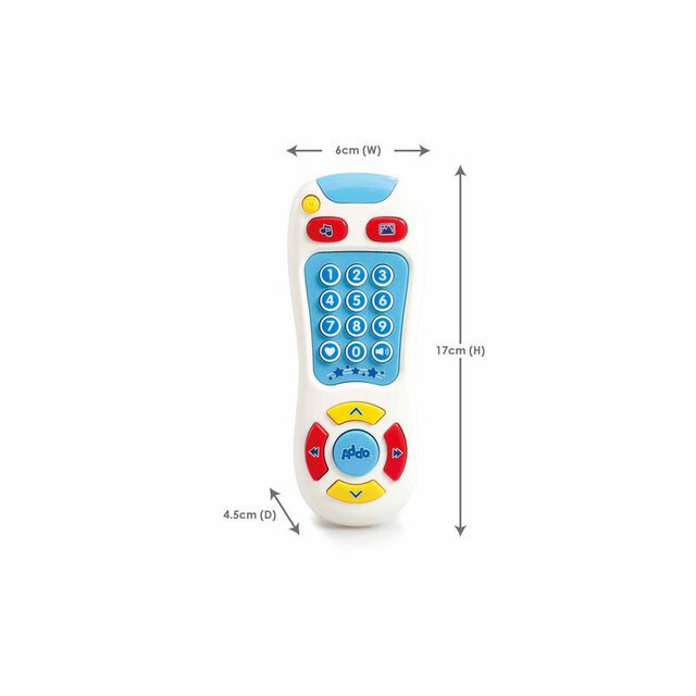 Addo Little Lot My First TV Remote Control Toys (Assorted) - Mainan Edukasi Musik & Suara Bayi 1 Tahun - Gambar 2