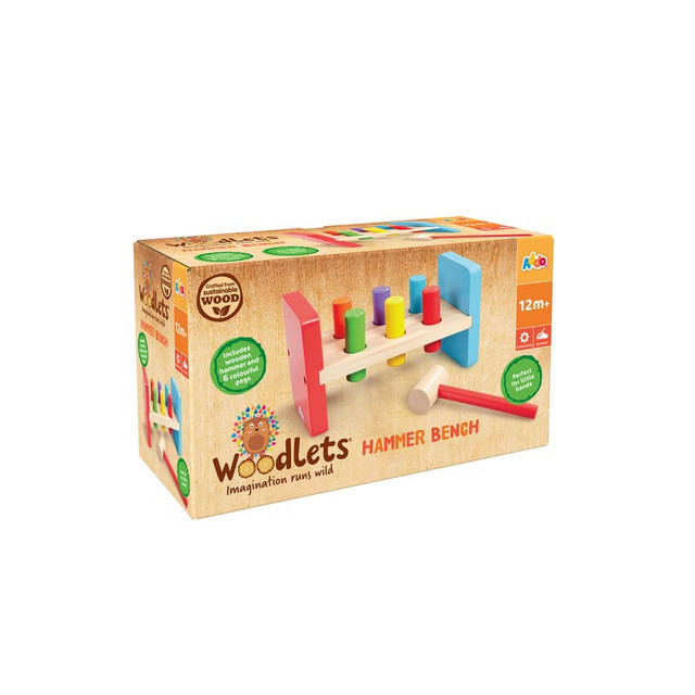 Addo Woodlets Hammer Bench - Mainan Edukasi Kayu Anak - Gambar 4