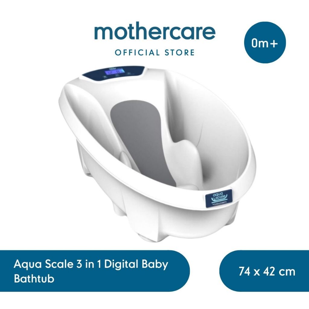 Aqua Scale 3in1 Digital Baby Bathtub - Bak Mandi Bayi Timbangan Digital
