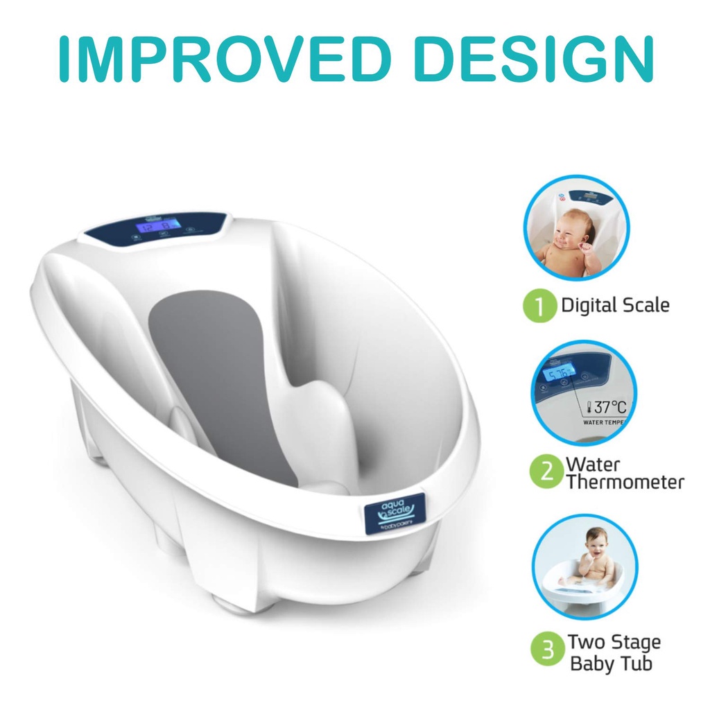 Aqua Scale 3in1 Digital Baby Bathtub - Bak Mandi Bayi Timbangan Digital - Gambar 2
