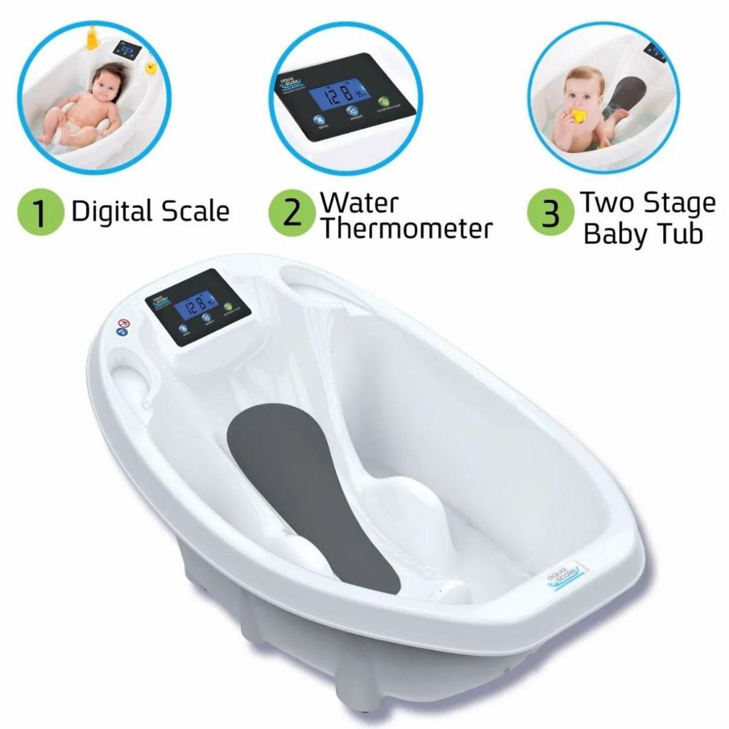 Aqua Scale 3in1 Digital Baby Bathtub - Bak Mandi Bayi Timbangan Digital - Gambar 4