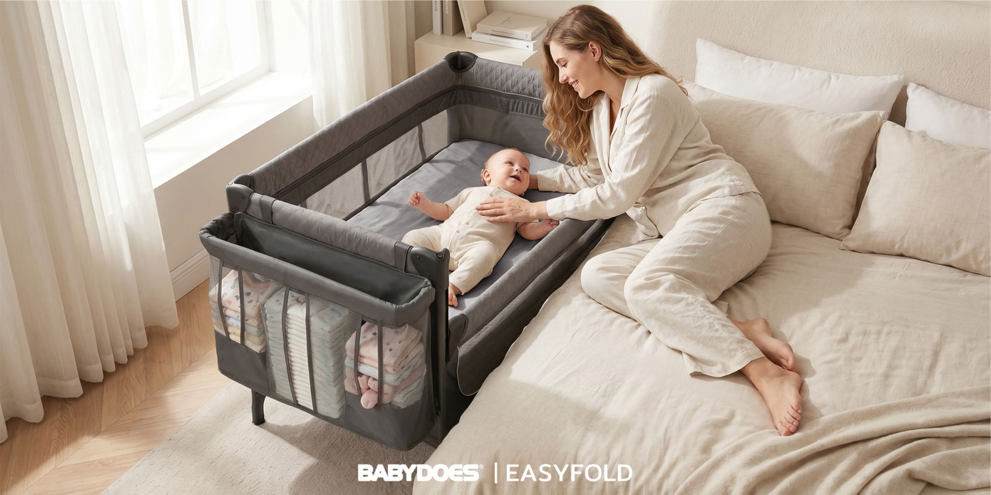 Babydoes Easyfold Auto Baby Box - Box Bayi Lipat Otomatis Practical - Gambar 16
