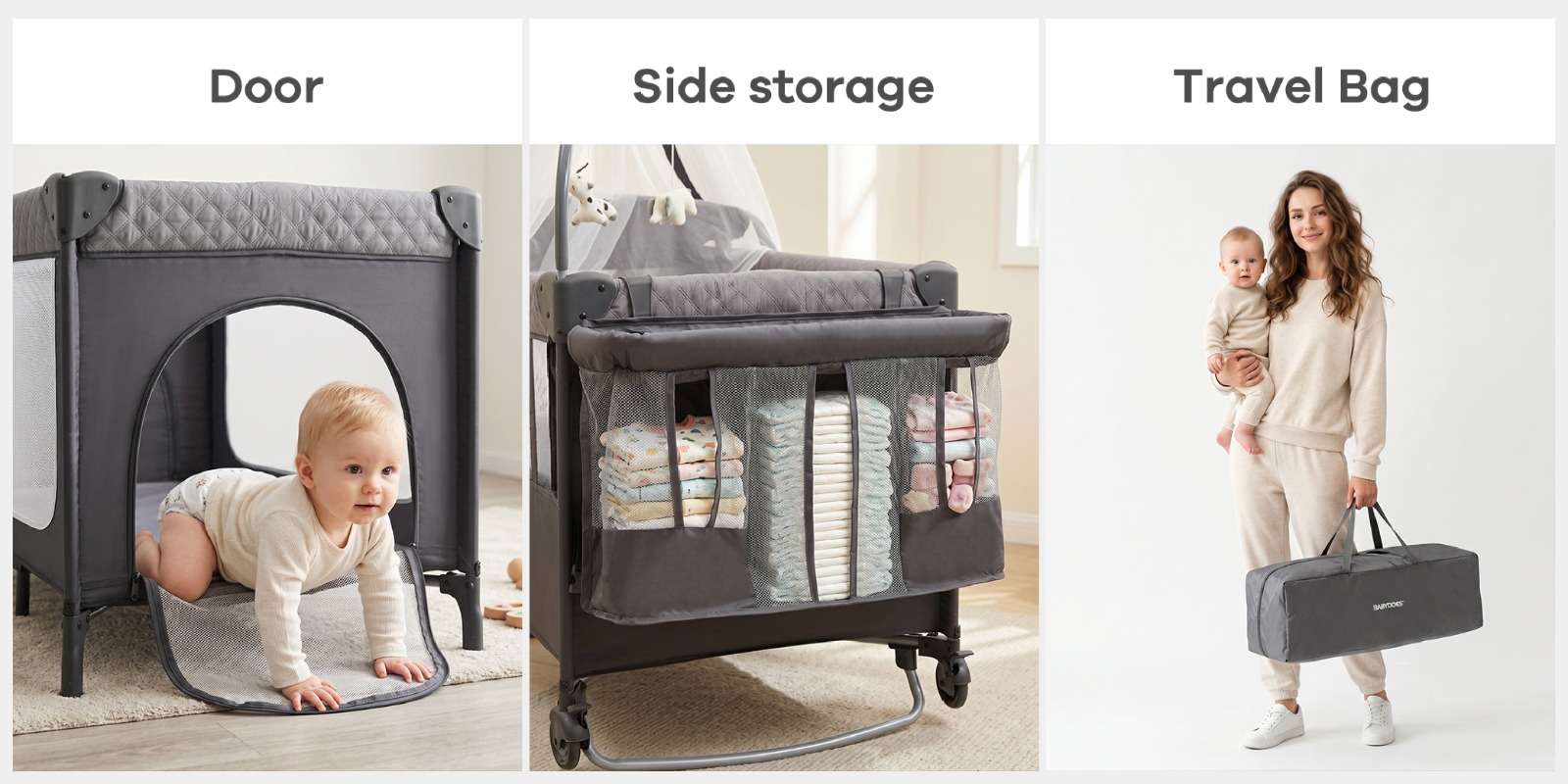 Babydoes Easyfold Auto Baby Box - Box Bayi Lipat Otomatis Practical - Gambar 6