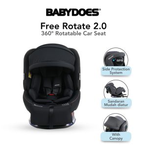 Babydoes Free Rotate 2.0 Car Seat Bayi Putar 360 Isofix