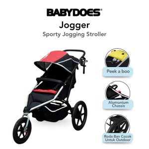 Babydoes Jogger Stroller Roda Tiga - Kereta Dorong Bayi Sporty