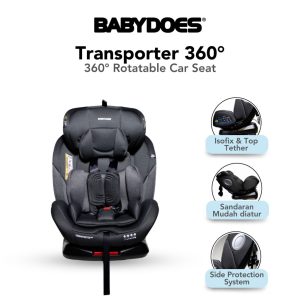 Babydoes Transporter Car Seat Bayi Putar 360 Isofix