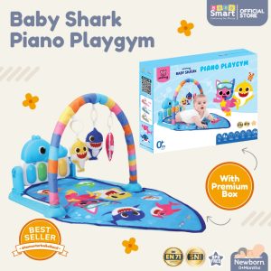 Bebe Smart Piano Playgym Baby Shark - Matras Mainan Edukasi Bayi