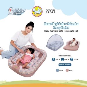 Baby Joy Kasur Bayi Sofa Kelambu Frozy Series BJK4024