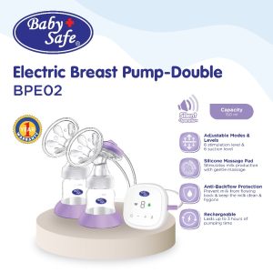 BabySafe BPE02 Double Electric Breast Pump - Pompa ASI Elektrik Ganda