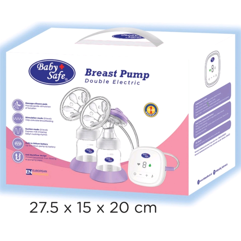 BabySafe BPE02 Double Electric Breast Pump - Pompa ASI Elektrik Ganda - Gambar 5