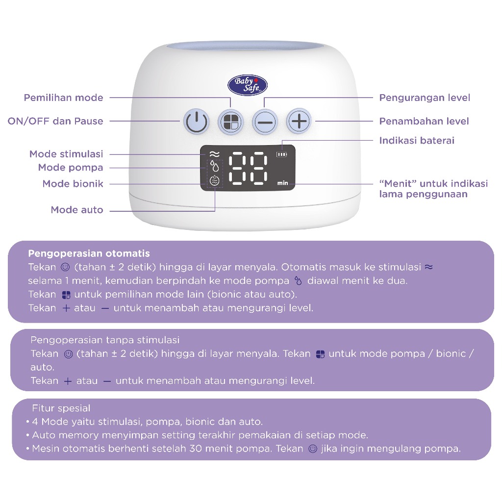 BabySafe BPE05 Breast Milk Connector - Sambungan Pompa ASI ke Kantong ASI - Gambar 4