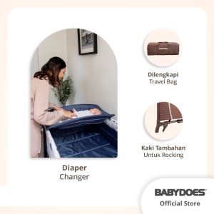 Babydoes Bedford XL Baby Box Multifungsi - Tempat Tidur Bayi Ekstra Luas - Gambar 3