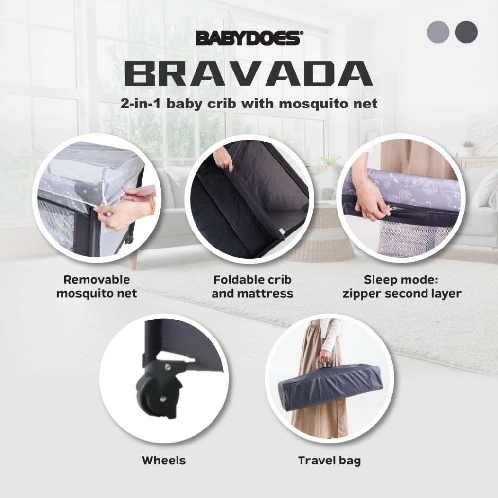 Babydoes Bravada 2in1 Baby Box - Box Bayi Co-Sleeper Multifungsi - Gambar 8