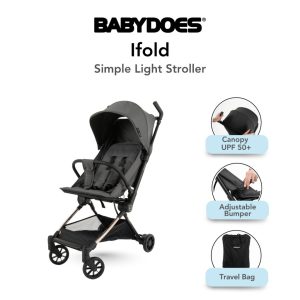 Babydoes iFold Stroller Compact - Kereta Dorong Bayi Cabin Size