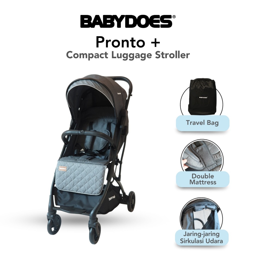 Babydoes Pronto Stroller - Kereta Dorong Bayi Lipat Compact Ringkas