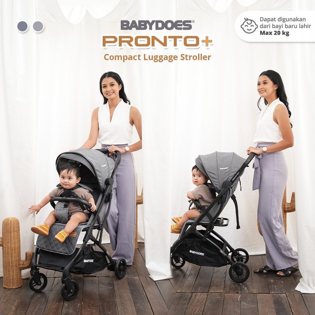 Babydoes Pronto Stroller - Kereta Dorong Bayi Lipat Compact Ringkas - Gambar 3