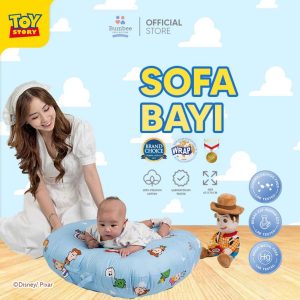 Bumbee Collection Sofa Bayi Tummy Time - Bantal Belajar Duduk Tebal