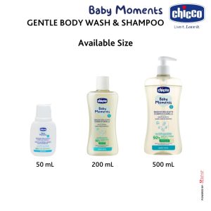 CHICCO Baby Moments Gentle Body Wash and Shampoo _2
