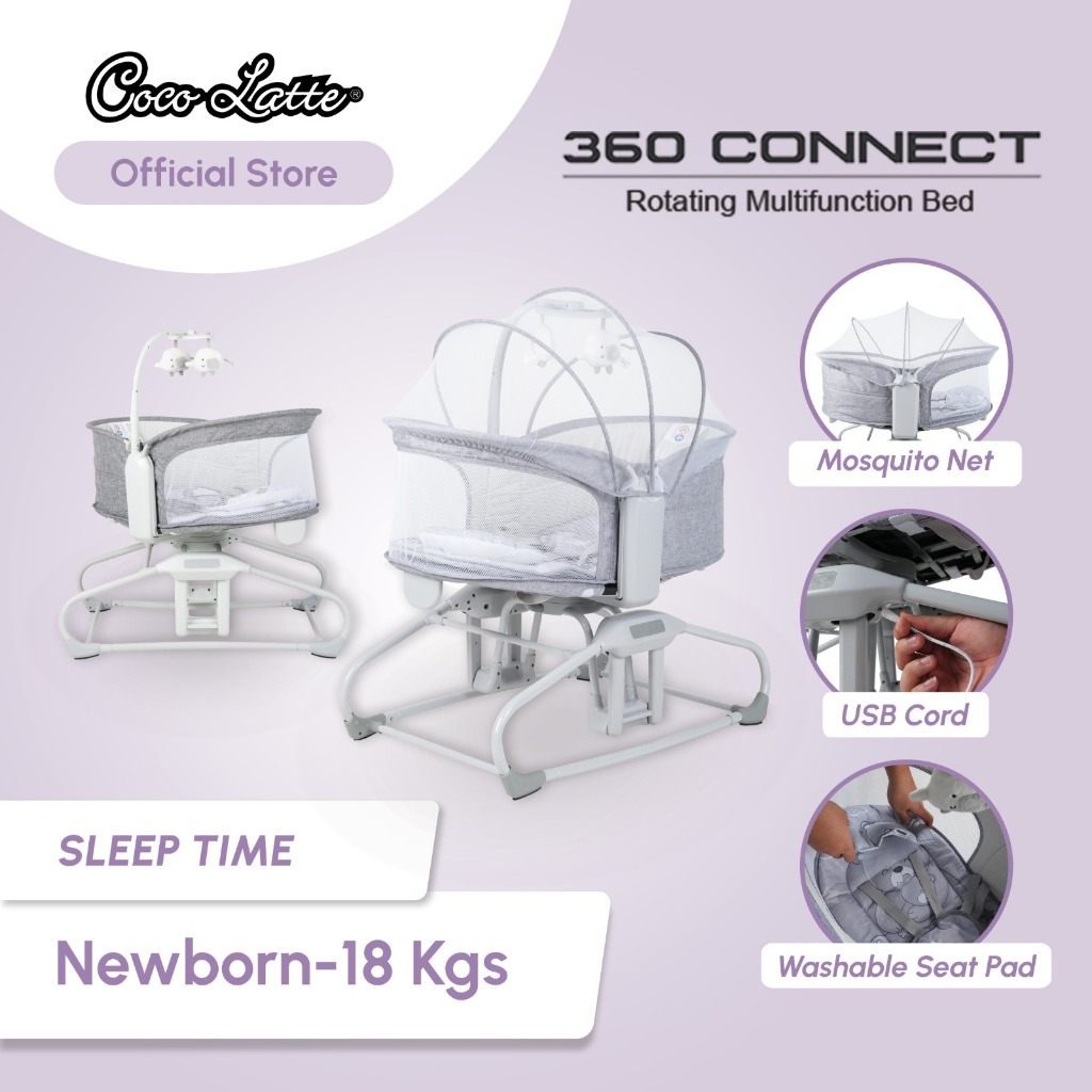 Cocolatte 360 Connect Swing - Ayunan Bayi Rotasi Putar 360 Derajat - Gambar 3