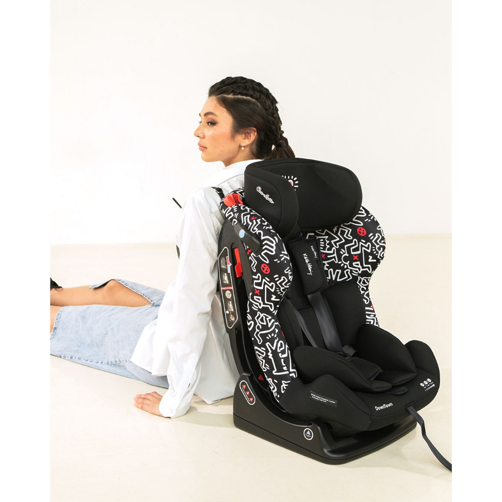 Cocolatte Keith Haring Downtown Black - Car Seat Bayi Convertible - Gambar 4