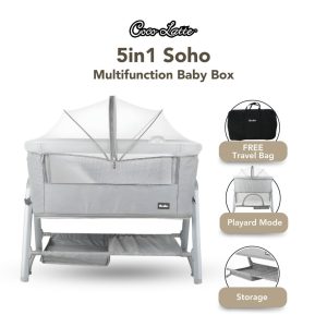 Cocolatte Soho 5in1 Baby Box - Ranjang Bayi Multifungsi Lengkap