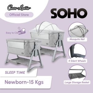 Cocolatte Soho 5in1 Baby Box - Ranjang Bayi Multifungsi Lengkap - Gambar 3