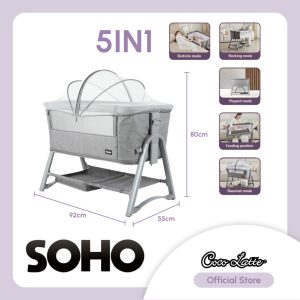 Cocolatte Soho 5in1 Baby Box - Ranjang Bayi Multifungsi Lengkap - Gambar 6