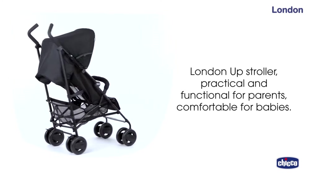 Chicco London Up Stroller - Kereta Dorong Bayi Lipat Travel Ringan - Gambar 2