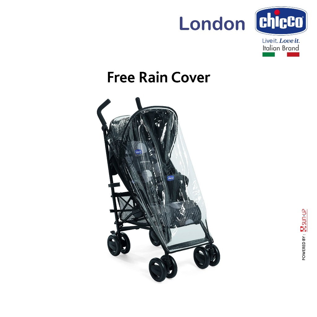 Chicco London Up Stroller - Kereta Dorong Bayi Lipat Travel Ringan - Gambar 4