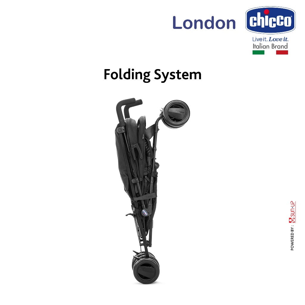 Chicco London Up Stroller - Kereta Dorong Bayi Lipat Travel Ringan - Gambar 6