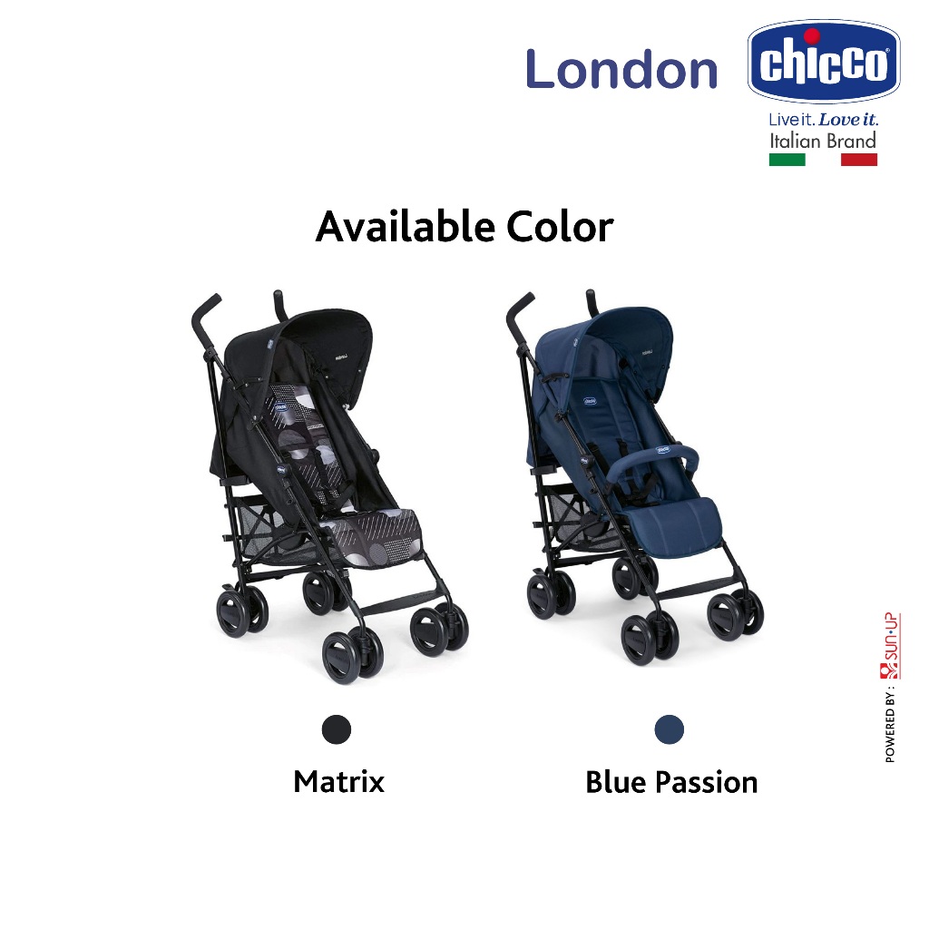Chicco London Up Stroller - Kereta Dorong Bayi Lipat Travel Ringan - Gambar 7