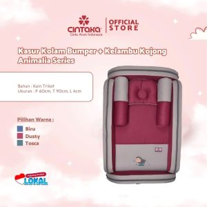 Cintaka Kasur Bayi Kolam Bumper Kelambu Kojong Animalia CBK3142