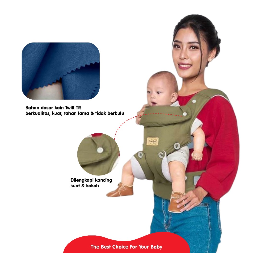 Dialogue Baby Gendongan Bayi M-Shape Adjustable Charming Series DGG4039 - Gambar 4