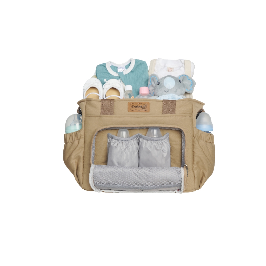 Dialogue Baby Tas Sedang Teddy Bear Series - Diaper Bag 2in1 - Gambar 5