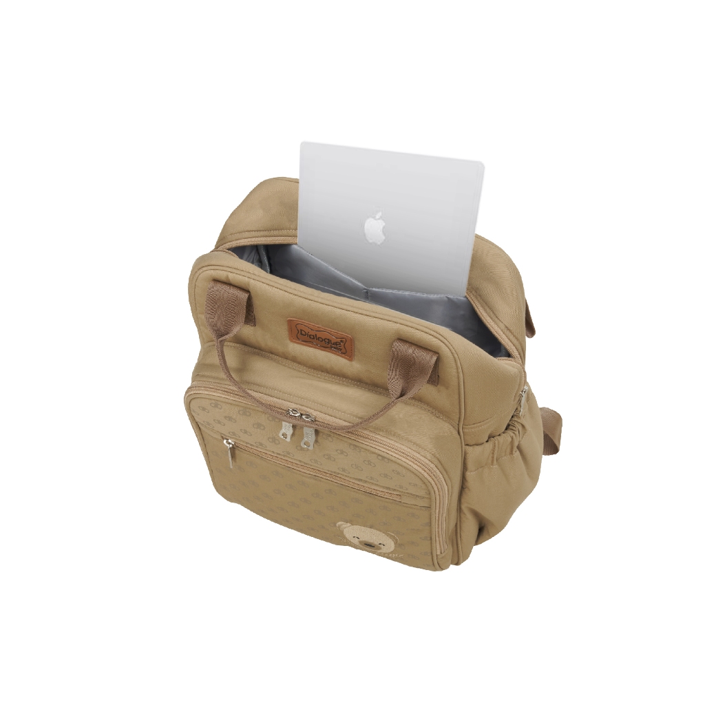 Dialogue Baby Tas Sedang Teddy Bear Series - Diaper Bag 2in1 - Gambar 6
