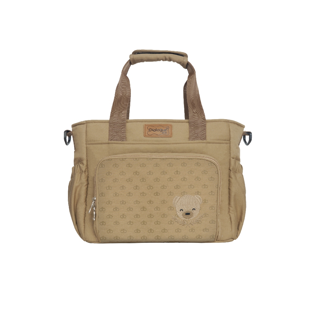 Dialogue Baby Tas Sedang Teddy Bear Series - Diaper Bag 2in1 - Gambar 7