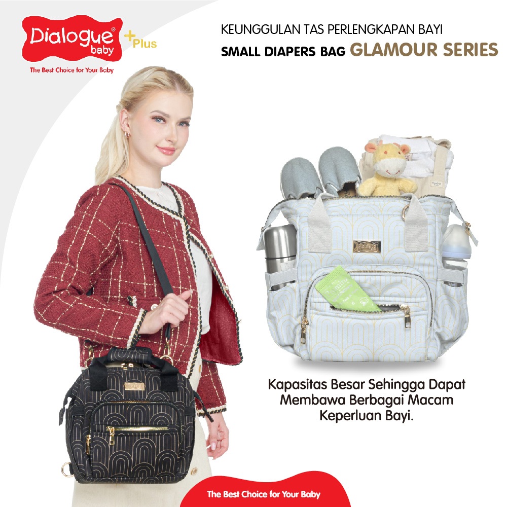 Dialogue Baby Tas Kecil Glamour Series DGT7440 - Diaper Bag Mini - Gambar 4