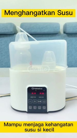 Dr.isla Sterilizer Botol Bayi Bottle Warmer 200ml Baby Safe Sterilizer Dot Bayi Botol Susu Penghangat ASI BPA Free (2)