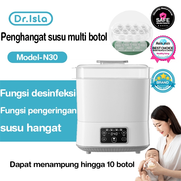 Dr Isla 4 in 1 Bottle Warmer dan Sterilizer Kapasitas Tinggi - Gambar 9