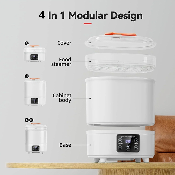 Dr Isla 4 in 1 Bottle Warmer dan Sterilizer Kapasitas Tinggi