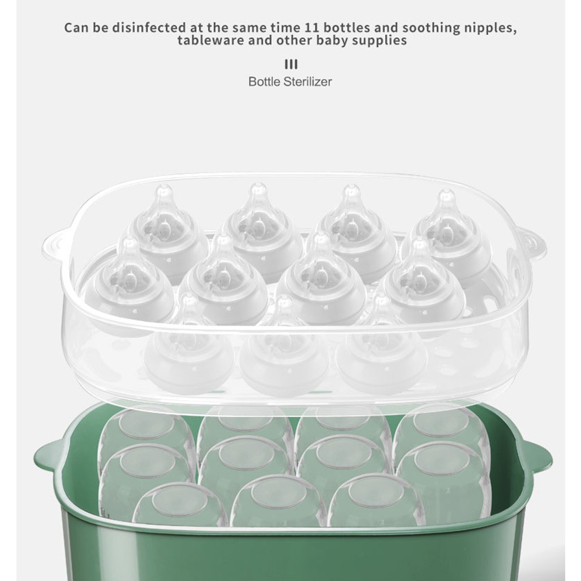 Dr Isla 4 in 1 Bottle Warmer dan Sterilizer Kapasitas Tinggi - Gambar 5