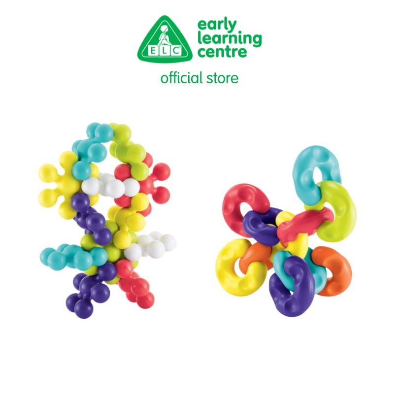 ELC Star Shaped & Chain Links - Mainan Edukasi Balok Susun Bayi
