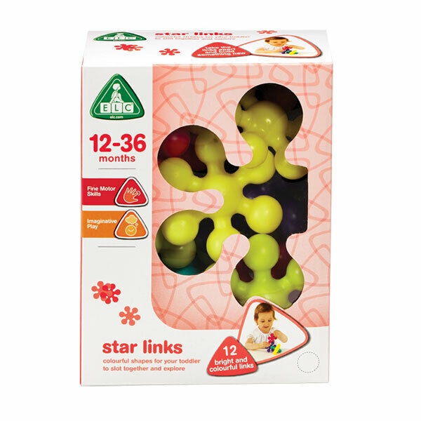 ELC Star Shaped & Chain Links - Mainan Edukasi Balok Susun Bayi - Gambar 3