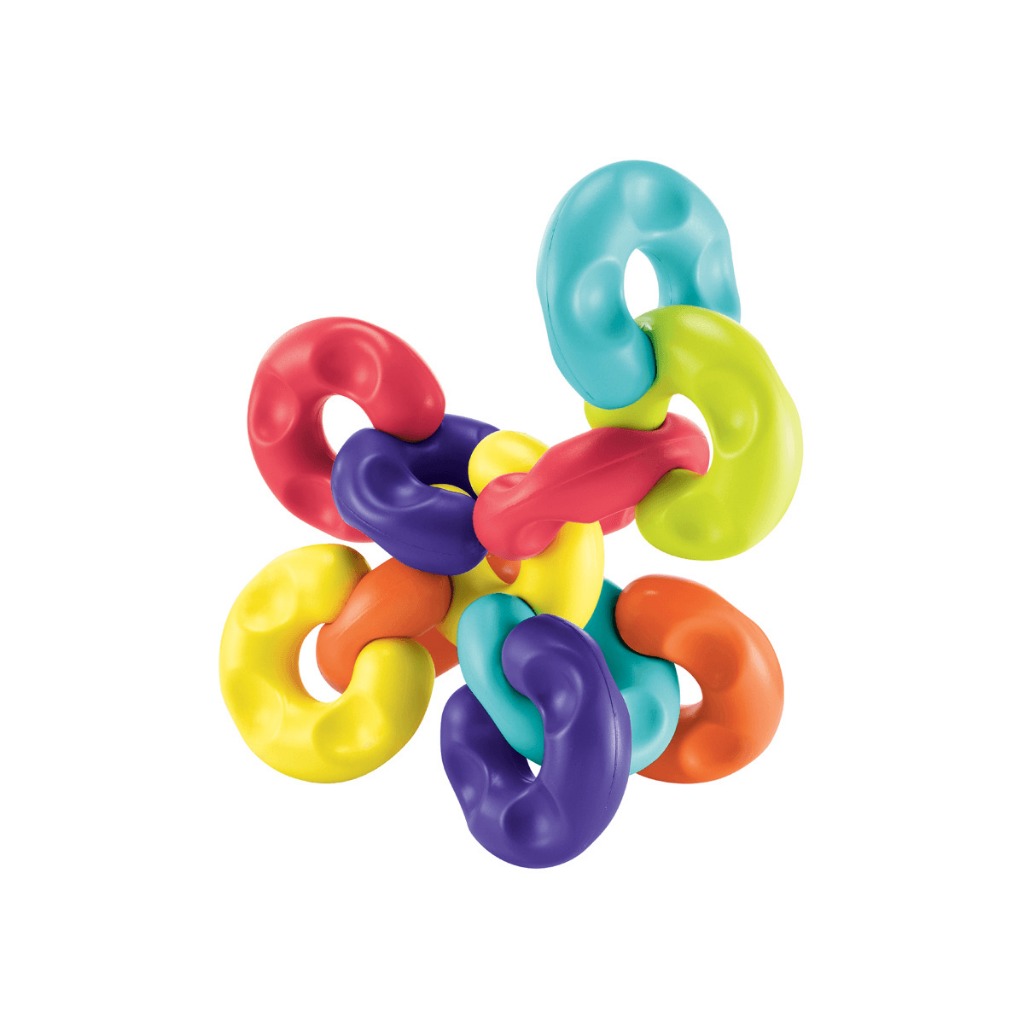 ELC Star Shaped & Chain Links - Mainan Edukasi Balok Susun Bayi - Gambar 4