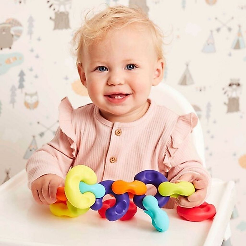 ELC Star Shaped & Chain Links - Mainan Edukasi Balok Susun Bayi - Gambar 8