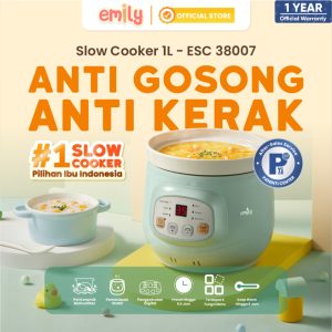 Panci Elektrik Slow Cooker Keramik Emily 1L ESC-36005