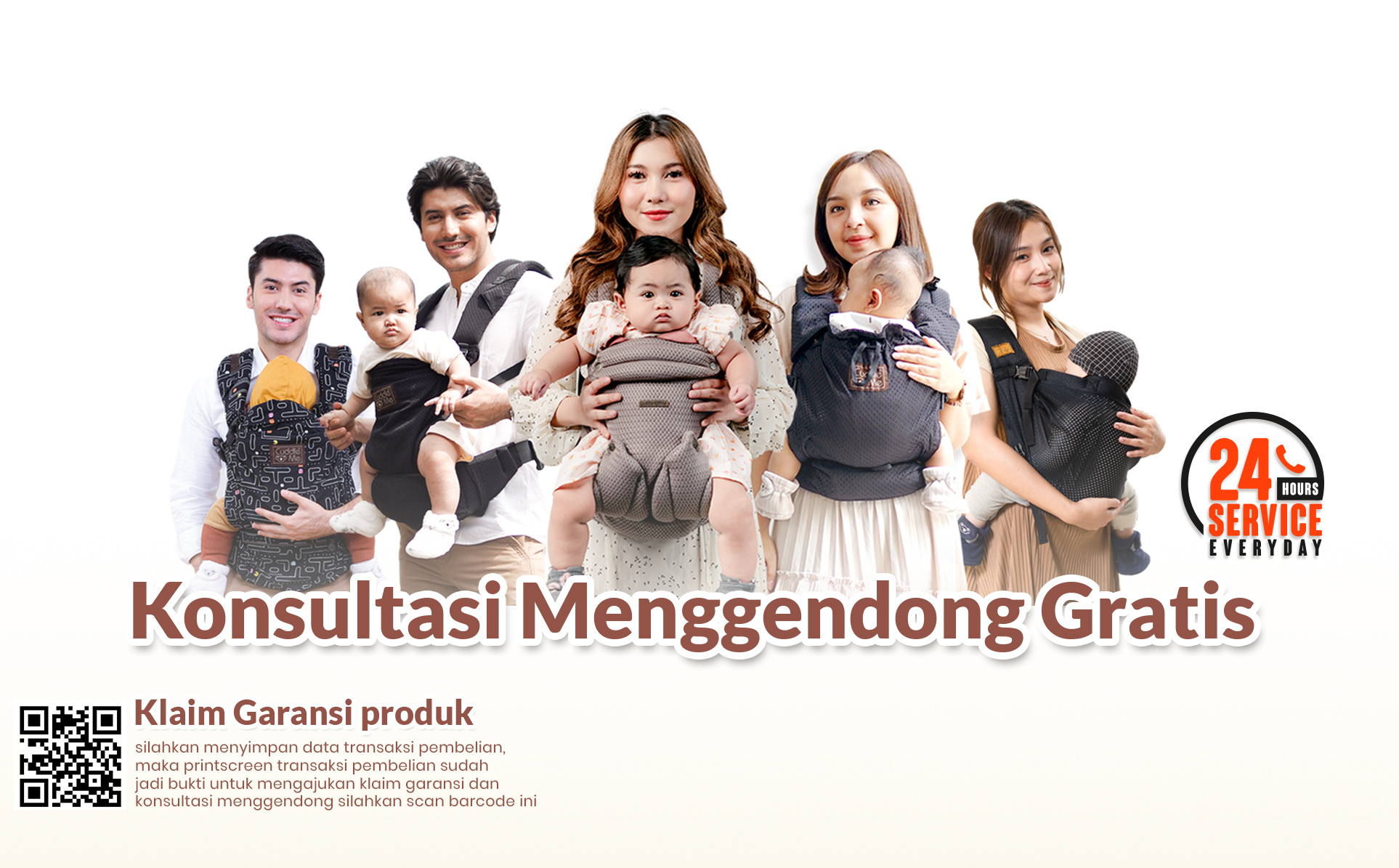 CuddleMe Geos Fit Air - Gendongan Bayi Samping Kaos Pori Newborn - Gambar 14