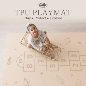 Kuru Baby TPU Playmat 140x200cm - Karpet Matras Bermain Bayi Premium