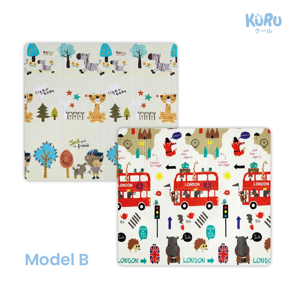 Kuru PM2 XPE Playmat 180x200cm - Matras Lipat Bayi Ekstra Luas Waterproof - Gambar 6